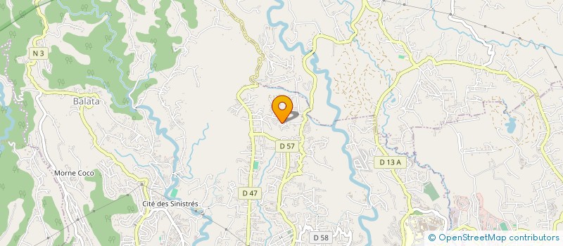 localisation de l'entreprise MONSIEUR MELVYN VATON  FORT-DE-FRANCE