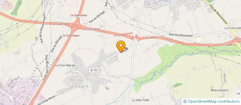 localisation de l'entreprise MONSIEUR MELVYNN JOUNO à TREGUEUX