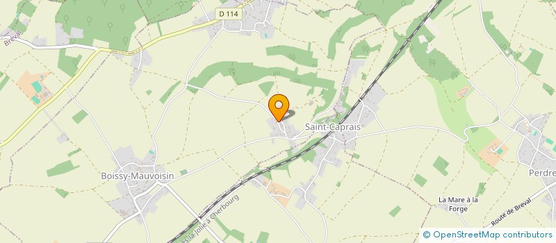 localisation de l'entreprise MONSIEUR MELWAN DAHIREL  BOISSY-MAUVOISIN