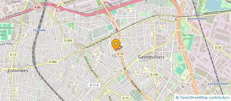 localisation de l'entreprise MONSIEUR MEMA FADIGA  ASNIERES-SUR-SEINE