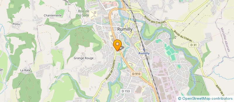 localisation de l'entreprise MONSIEUR MEMDUH CIFTCI  RUMILLY