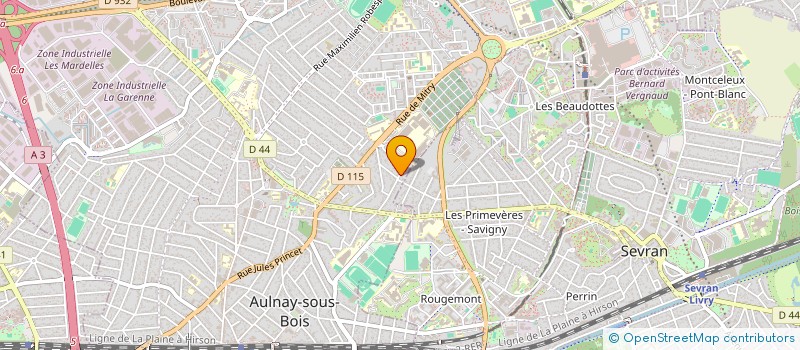 localisation de l'entreprise MONSIEUR MEMET KERENCILER à AULNAY-SOUS-BOIS