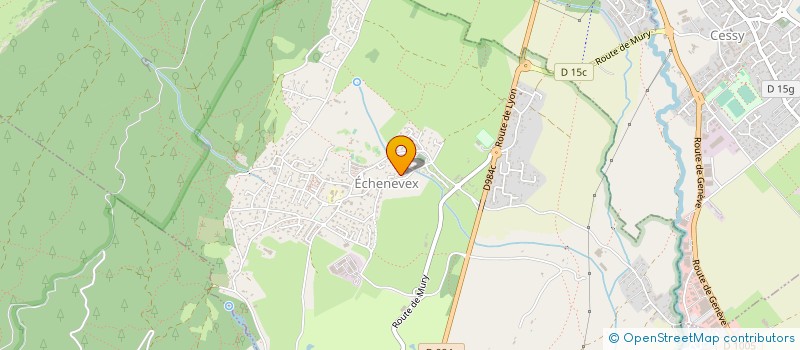 localisation de l'entreprise MONSIEUR MEMET MEMETI  ECHENEVEX