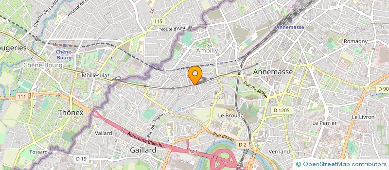 localisation de l'entreprise MONSIEUR MEMET SOFU  AMBILLY