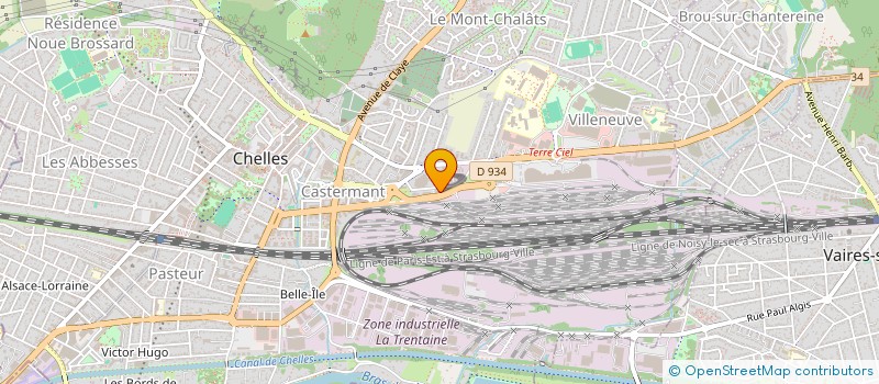 localisation de l'entreprise MONSIEUR MEMET TERBAS  CHELLES