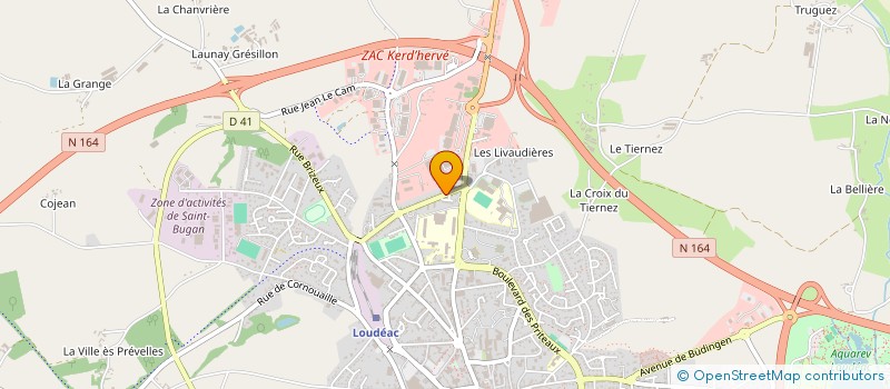 localisation de l'entreprise MONSIEUR MEMIS CETIN à LOUDEAC