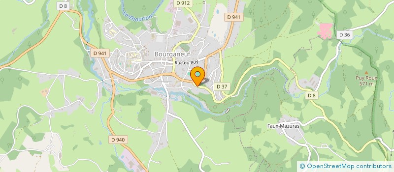 localisation de l'entreprise MONSIEUR MEMIS CIFTCIBASI à BOURGANEUF