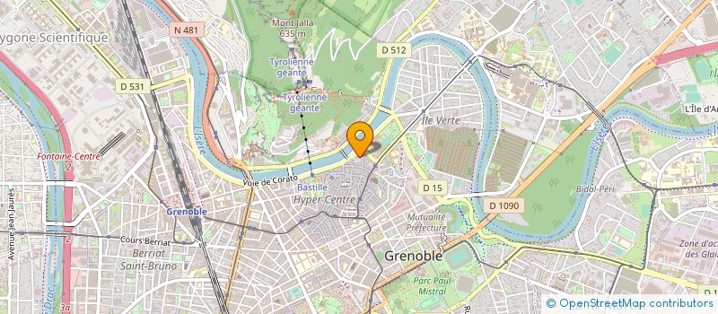 localisation de l'entreprise MONSIEUR MENA KEBA à GRENOBLE