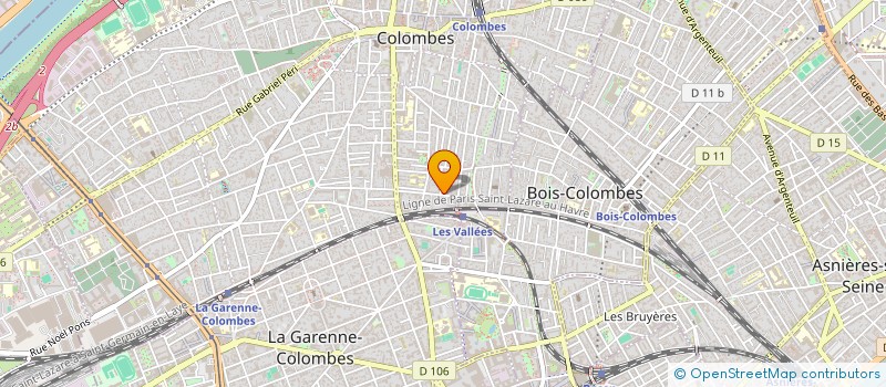 localisation de l'entreprise MONSIEUR MENAD BELAID  COLOMBES
