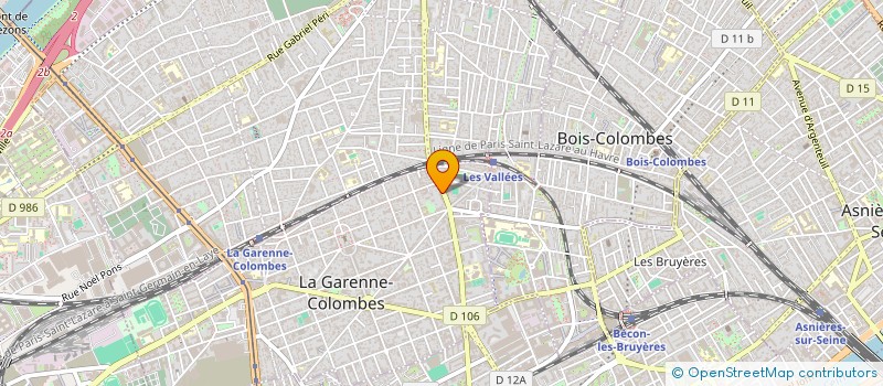 localisation de l'entreprise MONSIEUR MENAD CHAIBI  LA GARENNE-COLOMBES