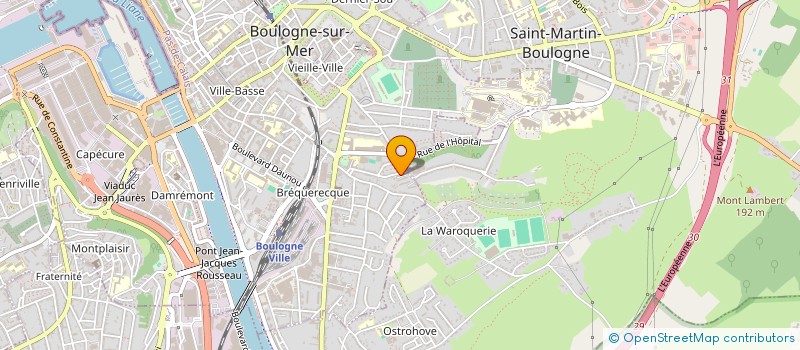 localisation de l'entreprise MONSIEUR MENAD HAROUN  BOULOGNE-SUR-MER