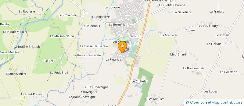 localisation de l'entreprise MONSIEUR MENAD ICHALALENE  BALAZE