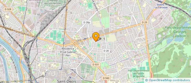 localisation de l'entreprise MONSIEUR MENAD KAOUI  SAINT-DENIS