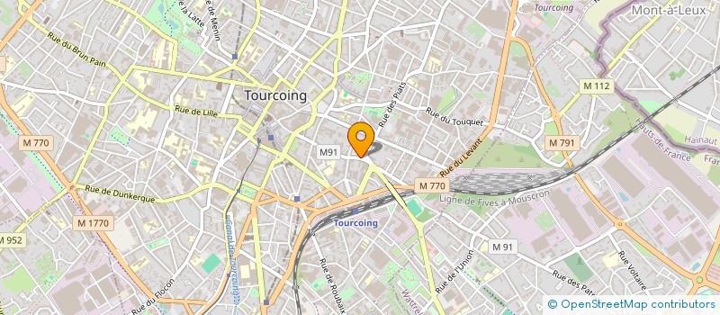 localisation de l'entreprise MONSIEUR MENAD OULD YOUCEF  TOURCOING