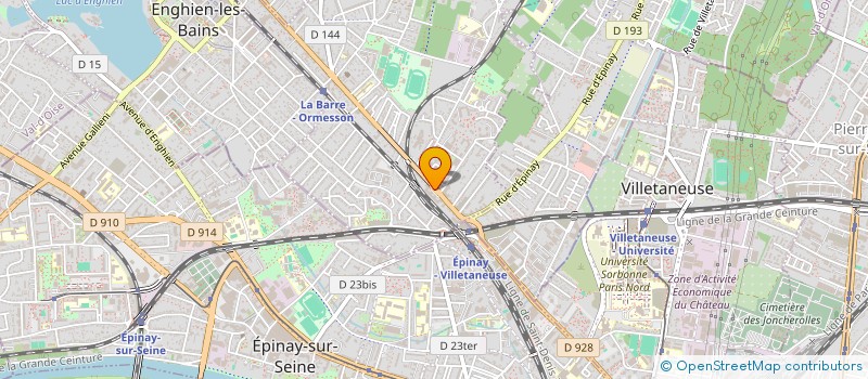 localisation de l'entreprise MONSIEUR MENAD OURTILANE  DEUIL LA BARRE