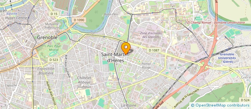 localisation de l'entreprise MONSIEUR MENAD REZZOUK à SAINT-MARTIN-D'HERES