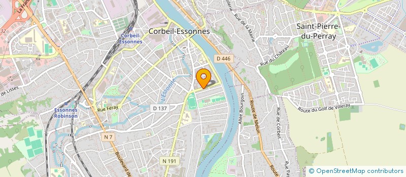 localisation de l'entreprise MONSIEUR MENAD SIDAHMED à CORBEIL-ESSONNES