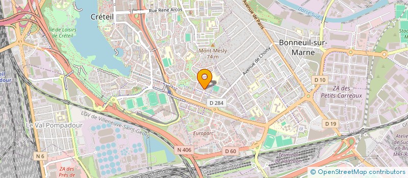 localisation de l'entreprise MONSIEUR MENAHEM-MENDEL SEBBON  CRETEIL