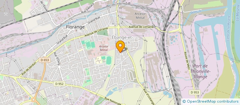 localisation de l'entreprise MONSIEUR MENASHE HATUNA  FLORANGE