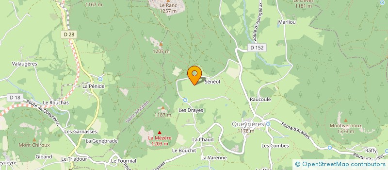 localisation de l'entreprise MONSIEUR MENDEL ANDREYS  QUEYRIERES