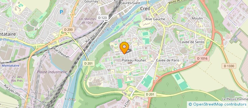 localisation de l'entreprise MONSIEUR MENDELE LIKENGO  CREIL