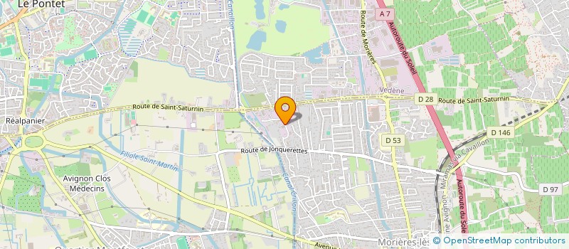 localisation de l'entreprise MONSIEUR MENDERES ASLAN  MORIERES-LES-AVIGNON