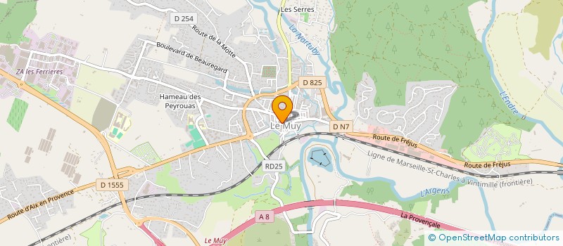 localisation de l'entreprise MONSIEUR MENDERES BULUT  LE MUY