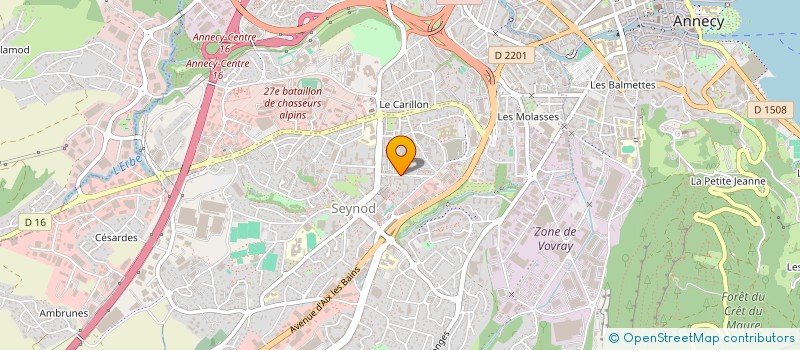 localisation de l'entreprise MONSIEUR MENDERES RAMUSHI à ANNECY