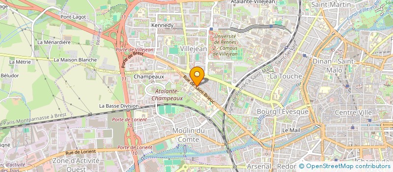 localisation de l'entreprise MONSIEUR MENDES SILVA à RENNES