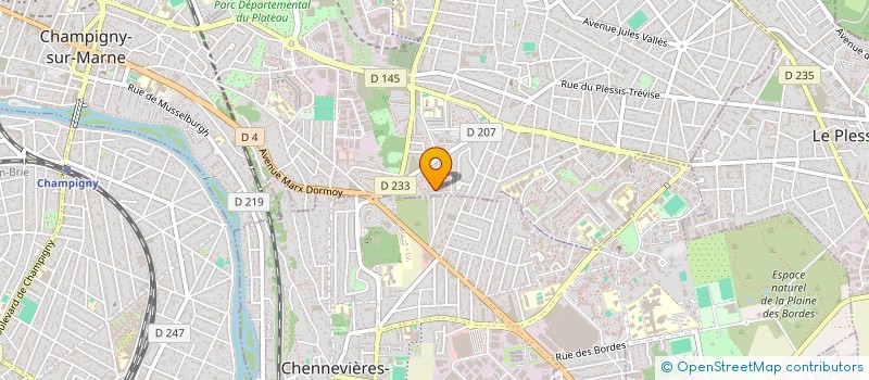 localisation de l'entreprise MONSIEUR MENDI ABBAD à CHAMPIGNY-SUR-MARNE