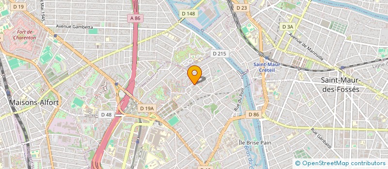 localisation de l'entreprise MONSIEUR MENDJELANI FAWI  CRETEIL