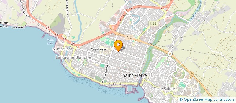 localisation de l'entreprise MONSIEUR MENDRIKA RABENJARISON  SAINT-PIERRE