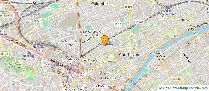localisation de l'entreprise MONSIEUR MENDRIKAJA JOLIVET  COURBEVOIE