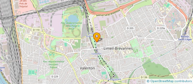 localisation de l'entreprise MONSIEUR MENDY FORBIN  LIMEIL BREVANNES