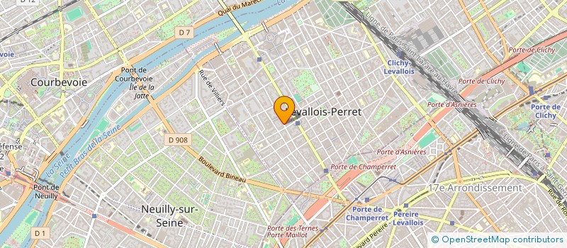 localisation de l'entreprise MONSIEUR MENDY SCHIFFER à LEVALLOIS-PERRET