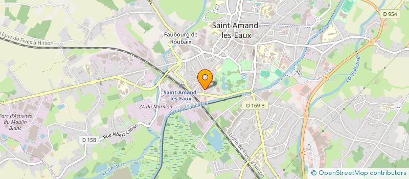 localisation de l'entreprise MONSIEUR MENDY STANKIEWICZ  SAINT-AMAND-LES-EAUX