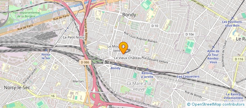 localisation de l'entreprise MONSIEUR MENG CHHAY  BONDY