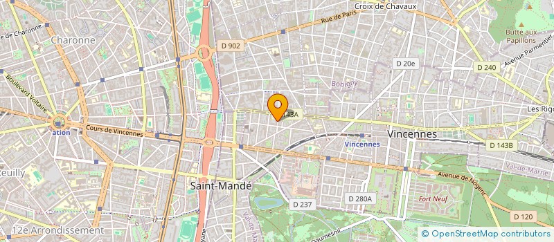 localisation de l'entreprise MONSIEUR MENG LI à VINCENNES