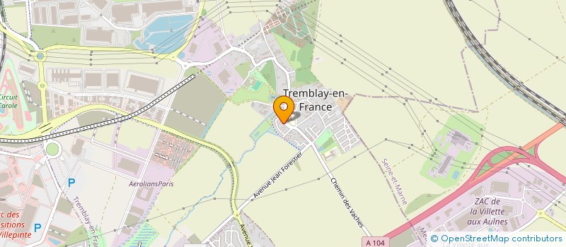 localisation de l'entreprise MONSIEUR MENG OU à TREMBLAY-EN-FRANCE