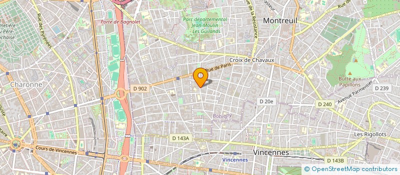 localisation de l'entreprise MONSIEUR MENG WANG à MONTREUIL