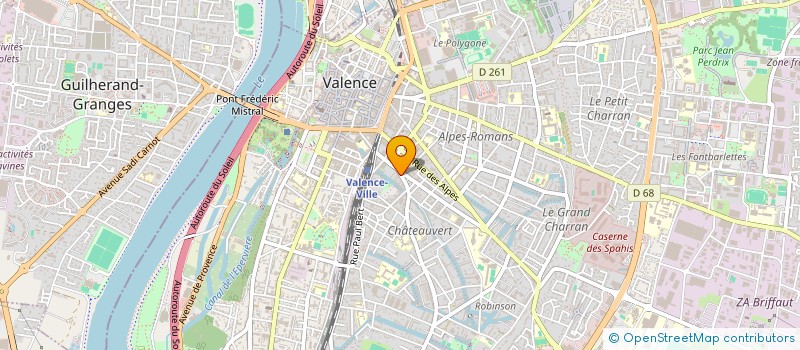localisation de l'entreprise MONSIEUR MENG XU à VALENCE