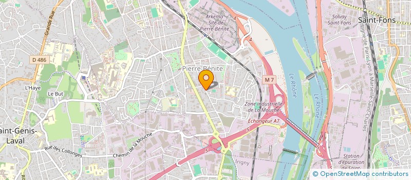 localisation de l'entreprise MONSIEUR MENGI OZBEK  OULLINS-PIERRE-BENITE