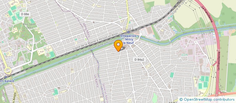 localisation de l'entreprise MONSIEUR MENGOU CHEIKH  VILLEPARISIS