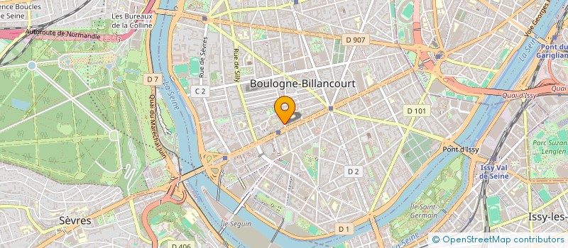 localisation de l'entreprise MONSIEUR MENGXI XIE  BOULOGNE-BILLANCOURT