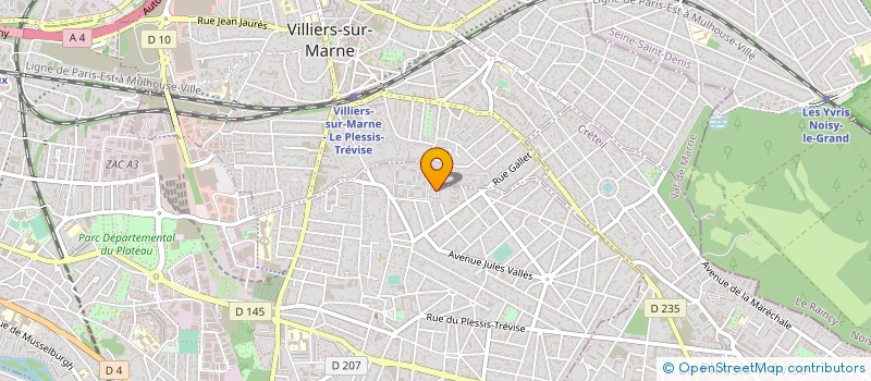 localisation de l'entreprise MONSIEUR MENGYI LIN à CHAMPIGNY-SUR-MARNE