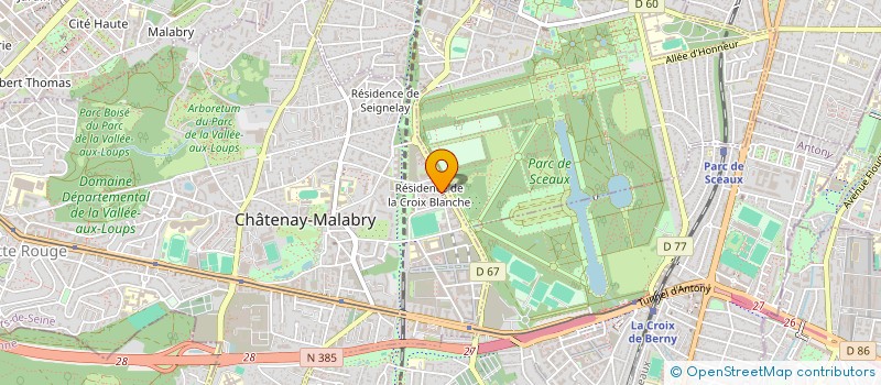 localisation de l'entreprise MONSIEUR MENIAR BOUHAFA  CHATENAY-MALABRY