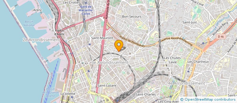 localisation de l'entreprise MONSIEUR MENNAI HASSEN à MARSEILLE