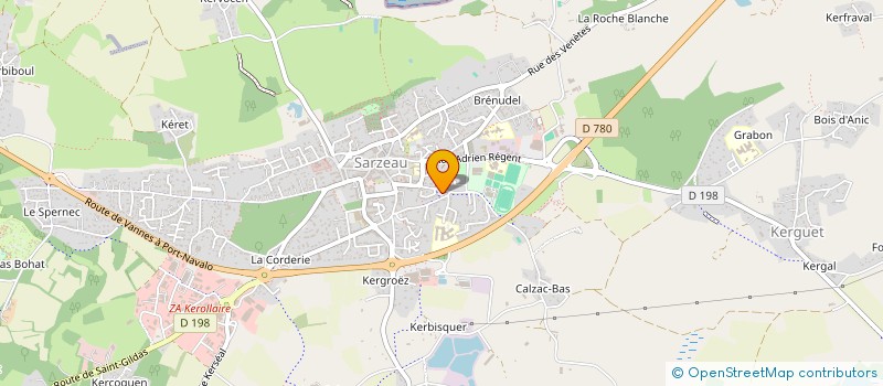 localisation de l'entreprise MONSIEUR MENNCY RENARD  SARZEAU