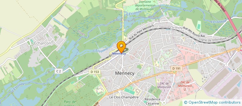 localisation de l'entreprise MONSIEUR MENNECY EDERN à MENNECY