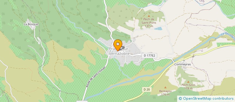 localisation de l'entreprise MONSIEUR MENNO BLIJLEVEN  PRADES-SUR-VERNAZOBRE